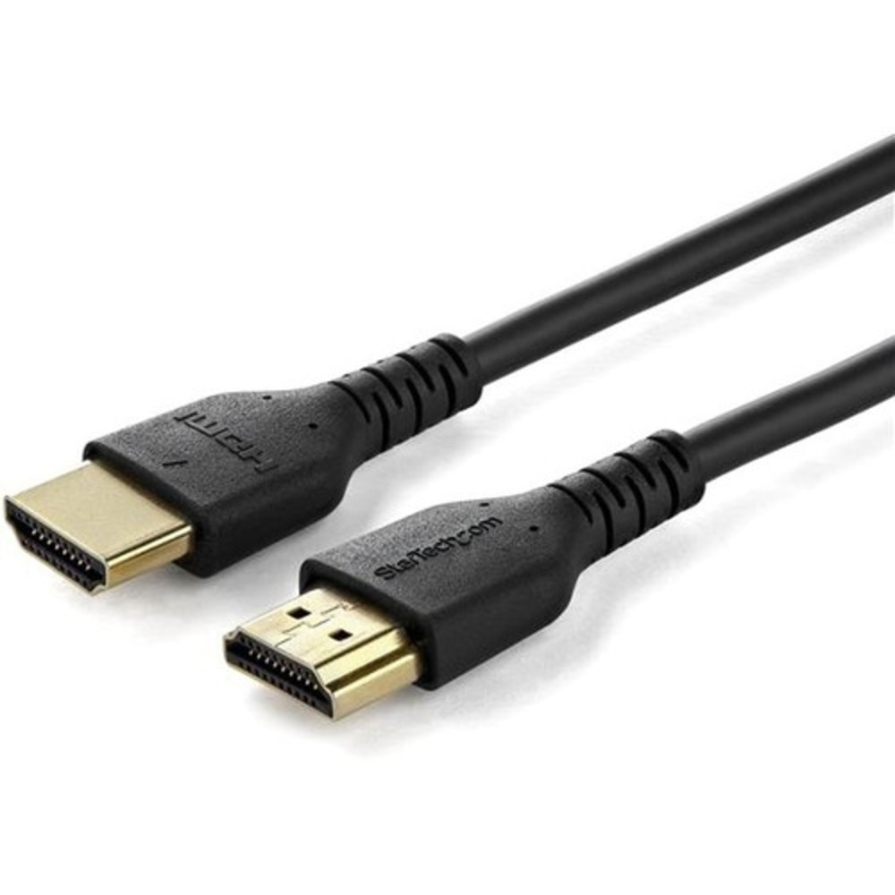 StarTech.com 2m Premium Certified HDMI 2.0 Cable with Ethernet - 6ft High Speed UHD 4K 60Hz HDR Durable Rugged Ultra HD HDMI Monitor Cord - RHDMM2MP MPN:RHDMM2MP