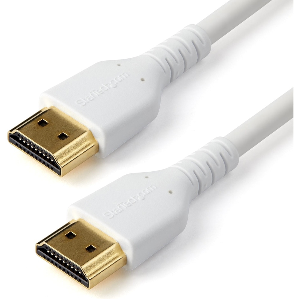 StarTech.com 2m Premium Certified HDMI 2.0 Cable with Ethernet - 6ft High Speed UHD 4K 60Hz HDR Durable Rugged Ultra HD HDMI Monitor Cord MPN:RHDMM2MPW