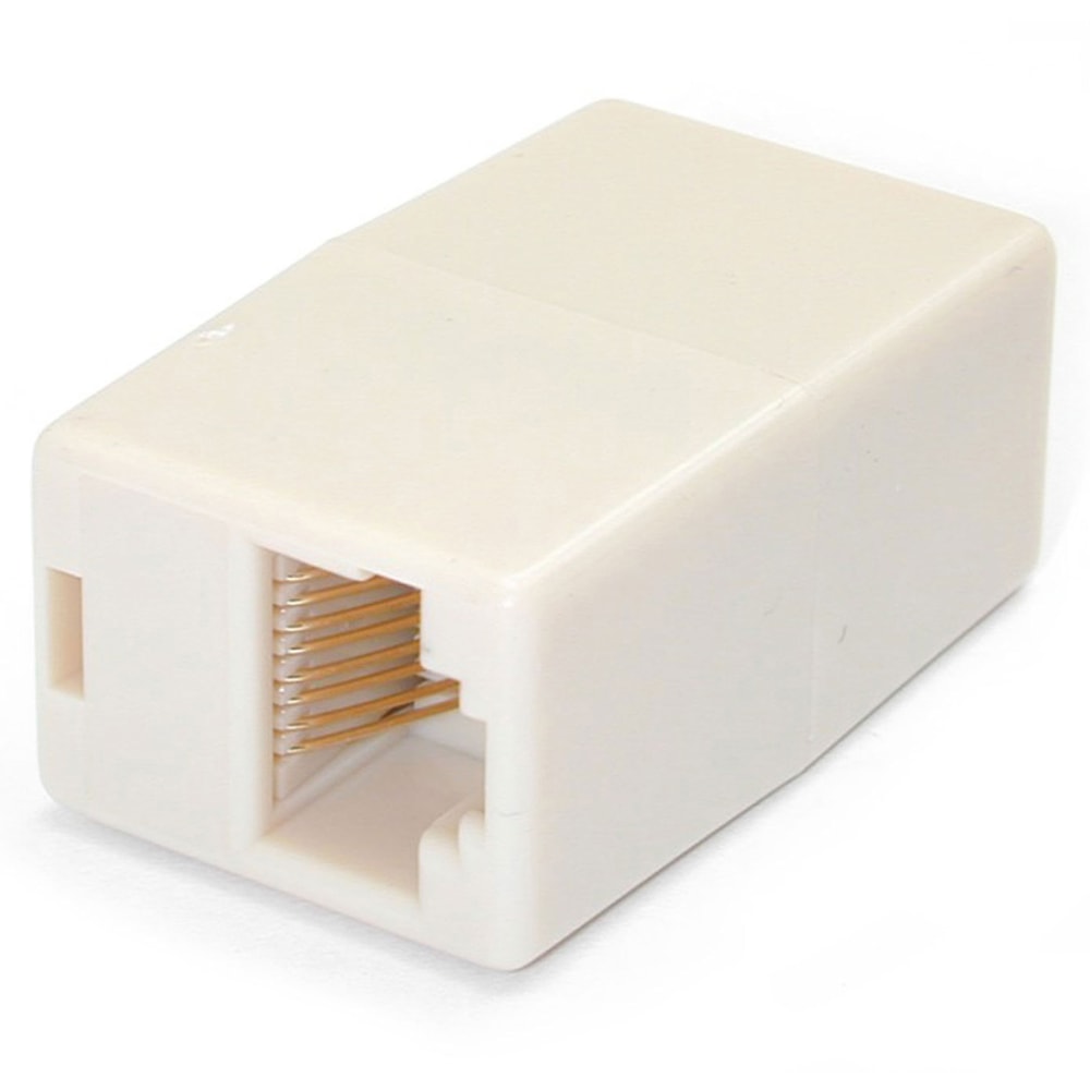 StarTech.com Cat5e RJ45 Modular Inline Coupler - Network coupler - RJ-45 (F) - RJ-45 (F) - Extend the on your Cat5e patch cable. - RJ45COUPLER MPN:RJ45COUPLER