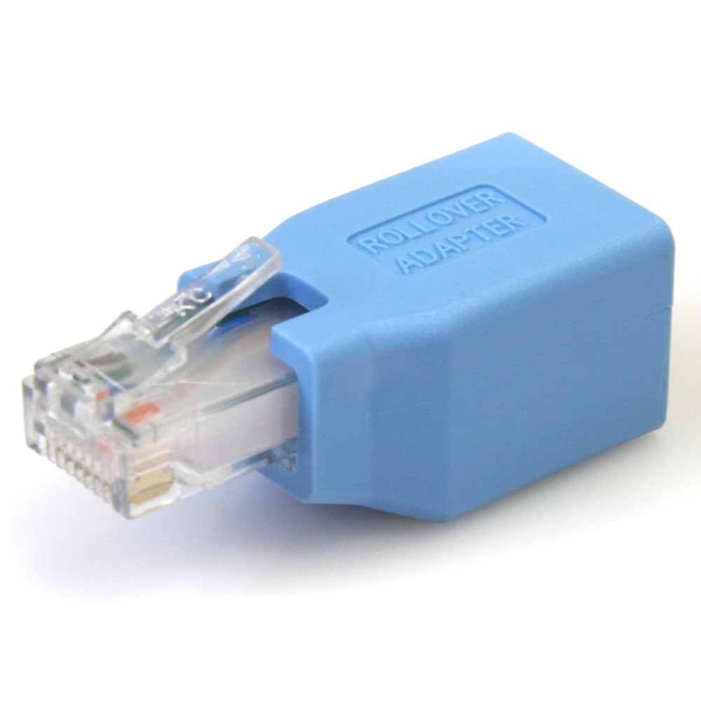 StarTech Cisco Console Rollover Adapter for RJ45 Ethernet Cable M/F - Convert your RJ45 Ethernet cable into a Cisco Console Rollover cable. MPN:ROLLOVER