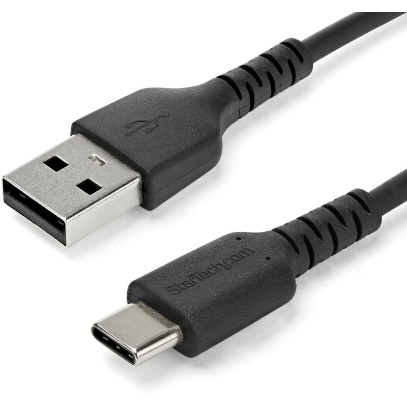 StarTech.com 2 m / 6.6ft USB 2.0 to USB C Cable - High Quality USB 2.0 Cable - USB Cable - Black - USB Data Transfer Cable (RUSB2AC2MB) MPN:RUSB2AC2MB