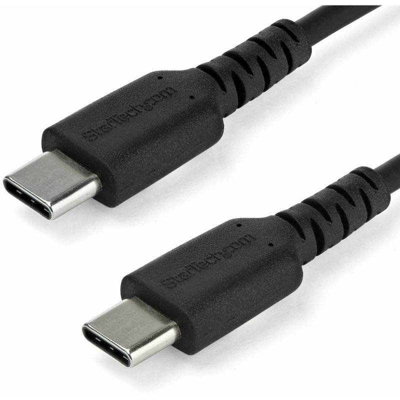 StarTech.com 1 m / 3.3 ft USB C Cable - Hight Quality USB 2.0 Type C Cable - Black - Durable USB Charging Cable (RUSB2CC1MB) MPN:RUSB2CC1MB