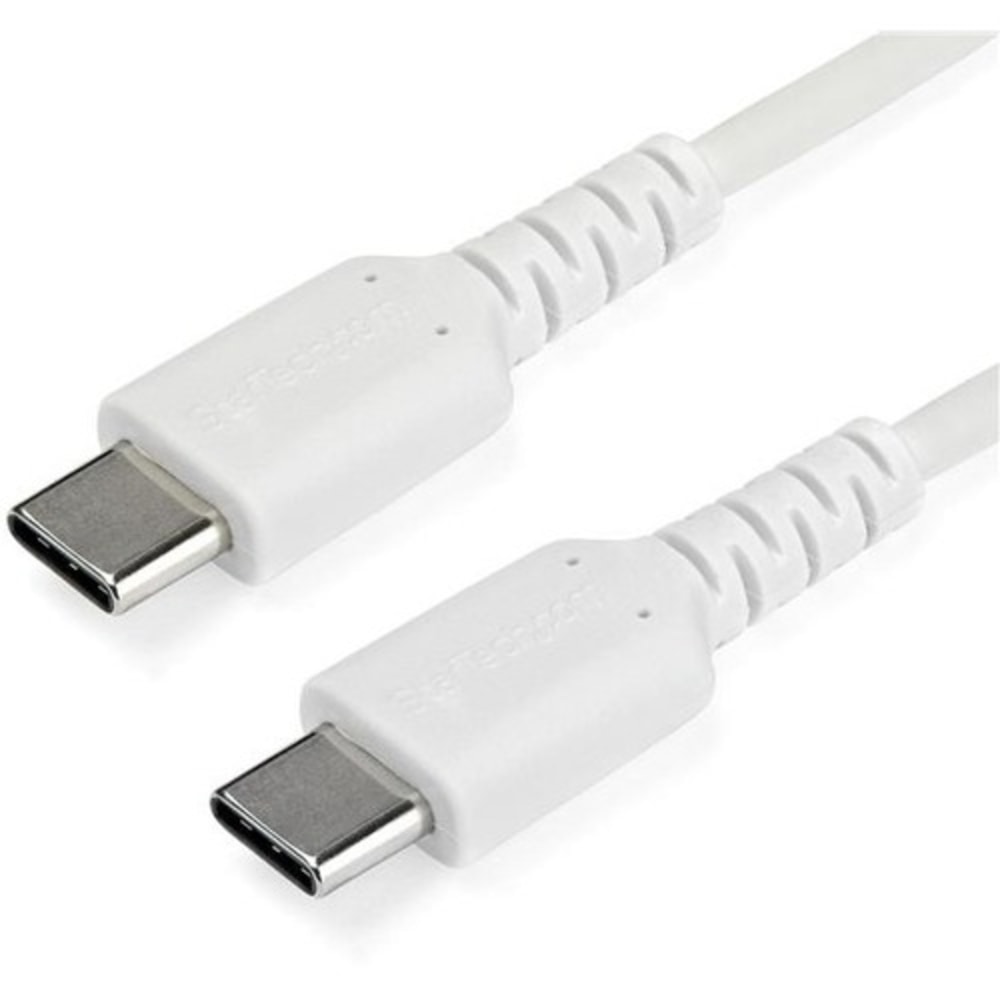 StarTech.com 2 m / 6.6 ft USB C Cable - High Quality USB 2.0 Type C Cable - White - Durable USB Charging Cable (RUSB2CC2MW) MPN:RUSB2CC2MW