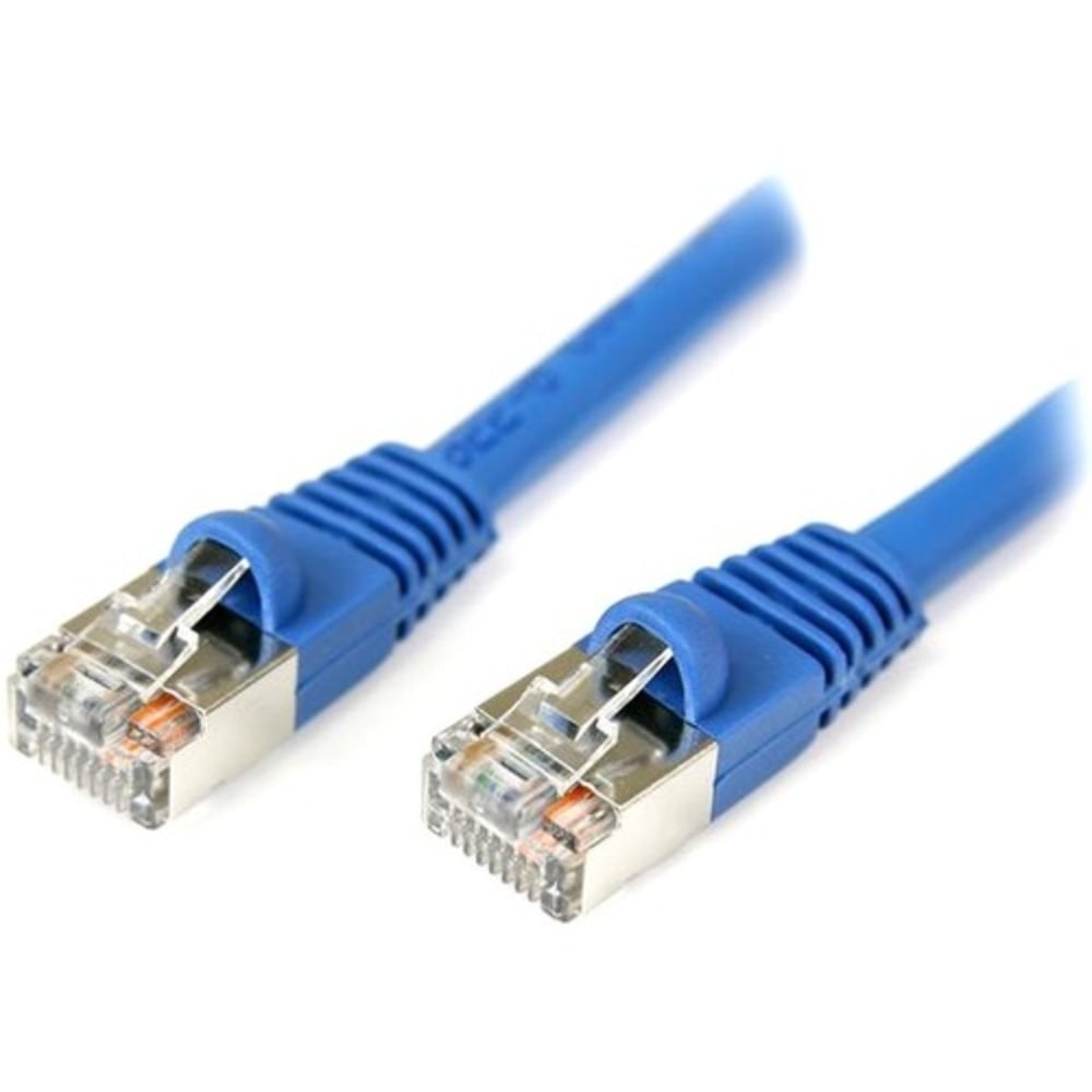 StarTech.com 15 ft Blue Snagless Shielded Cat5e Patch Cable - Patch cable - RJ-45 (M) to RJ-45 (M) - 15 ft - S45PATCH15BL MPN:S45PATCH15BL