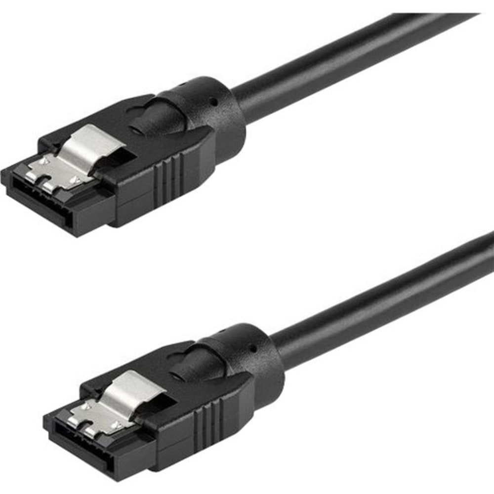 StarTech.com 0.3 m Round SATA Cable - Latching Connectors - 6Gbs SATA Cord - SATA Hard Drive Power Cable - SATRD30CM MPN:SATRD30CM