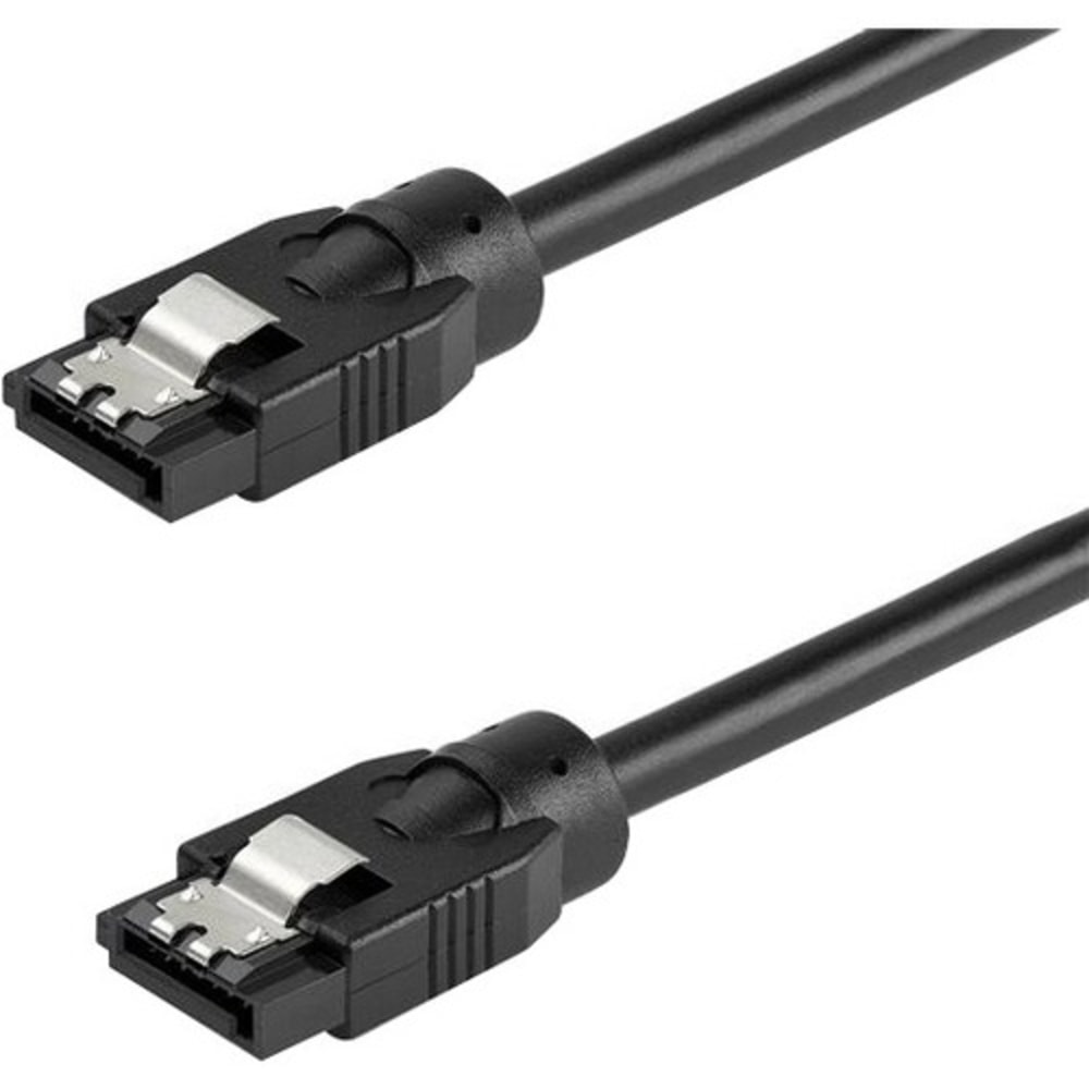 StarTech.com 0.6 m Round SATA Cable - Latching Connectors - 6Gbs SATA Cord - SATA Hard Drive Power Cable - SATRD60CM MPN:SATRD60CM