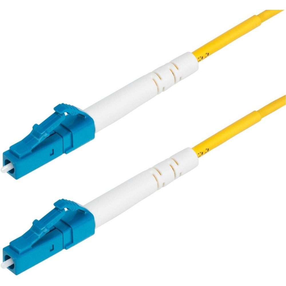 StarTech.com 5m (16.4ft) LC to LC (UPC) OS2 Single Mode Simplex Fiber Optic Cable, 9/125, 40G/100G, Low Insertion Loss, LSZH Jumper Cord MPN:SPSMLCLC-OS2-5M