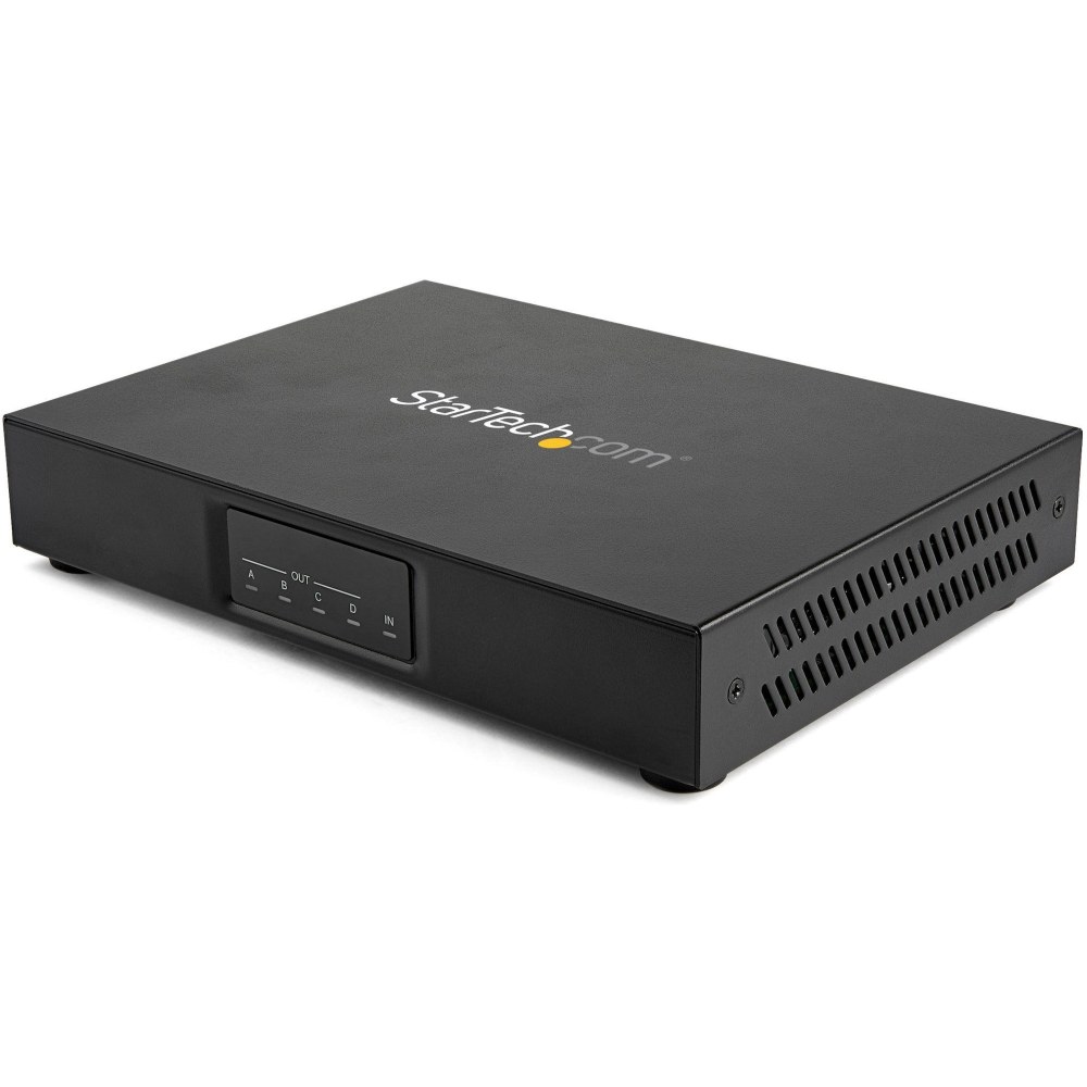 StarTech.com 2x2 Video Wall Controller - 4K60Hz - HDMI 2.0 - EDID emulation - 1 In 4 Out - RS-232 Serial Control - 4 Screen Video Wall MPN:ST124HDVW