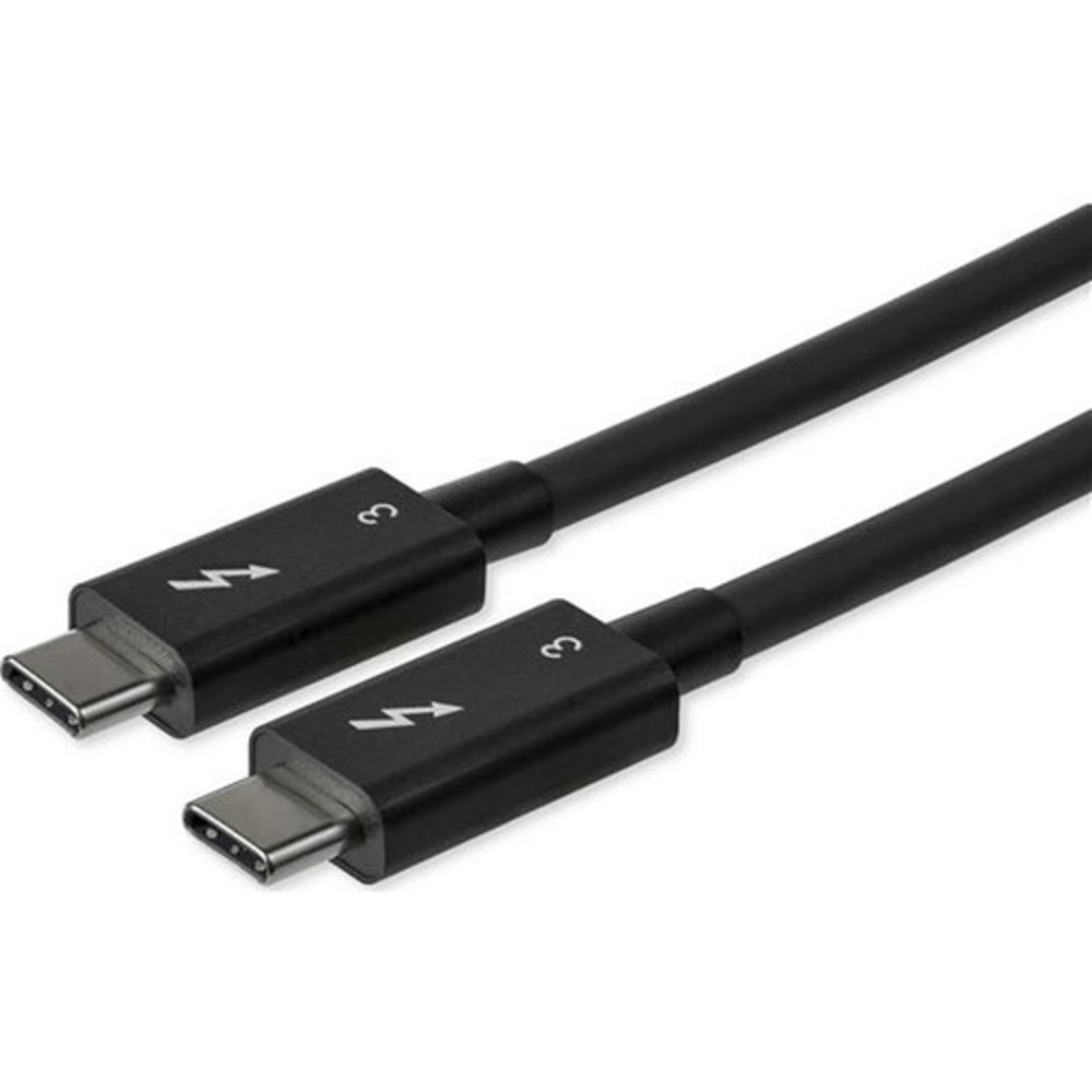 StarTech.com 0.8m/2.7ft Thunderbolt 3 to Thunderbolt 3 Cable - 40Gbps - Certified TB3 - USB C Compatible - Active - 100W PD (TBLT34MM80CM) MPN:TBLT34MM80CM