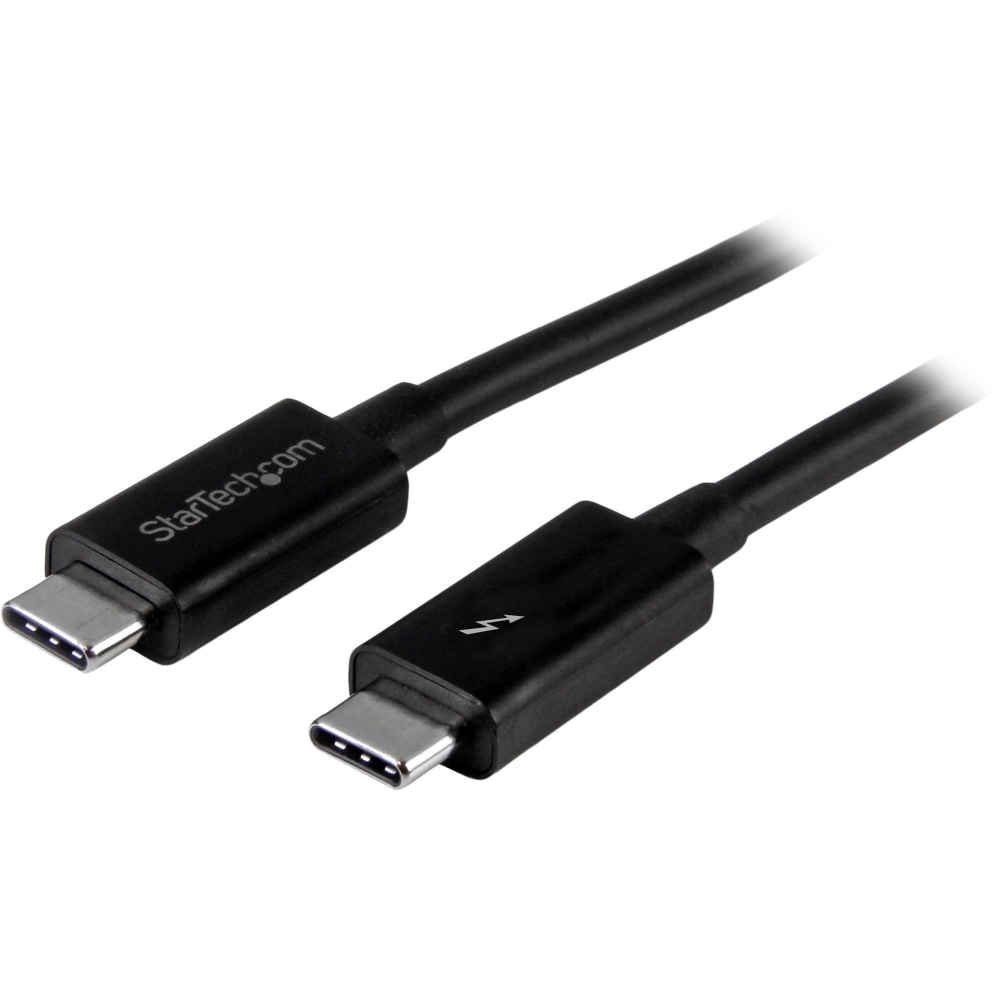StarTech.com 1m Thunderbolt 3 (20Gbps) USB-C Cable - Thunderbolt, USB, and DisplayPort Compatible - 3.30 ft USB Data Transfer Cable - TBLT3MM1M MPN:TBLT3MM1M