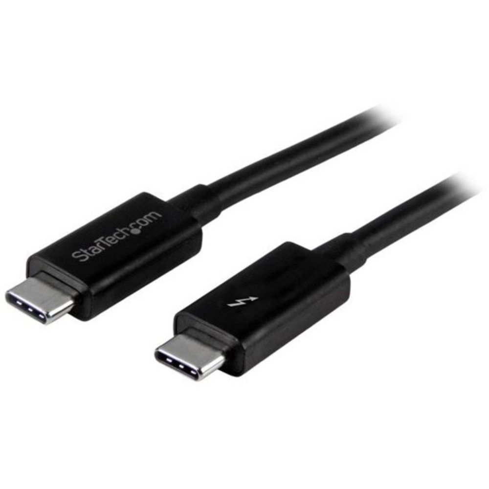 StarTech.com Thunderbolt 3 Cable - 6ft/2m - 4K 60Hz - 20Gbps - USB C to USB C Cable - Thunderbolt 3 USB Type C Charger Cable - TBLT3MM2M MPN:TBLT3MM2M