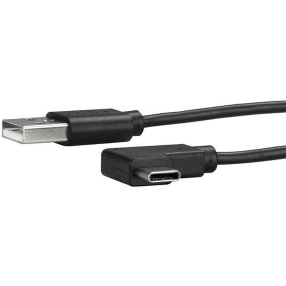 StarTech.com 1m 3ft USB to USB C Cable - Right Angle USB Cable - M/M - USB 2.0 Cable - Black MPN:USB2AC1MR