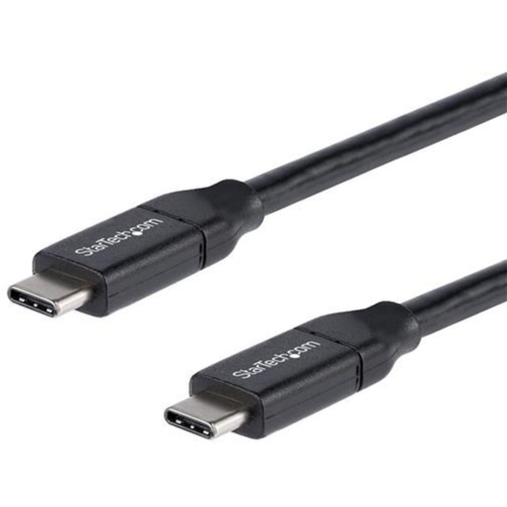 StarTech.com USB-C to USB-C Cable w/ 5A PD - M/M - 2 m (6 ft.) - USB 2.0 - USB-IF Certified - 6.60 ft USB Data Transfer Cable - USB2C5C2M MPN:USB2C5C2M