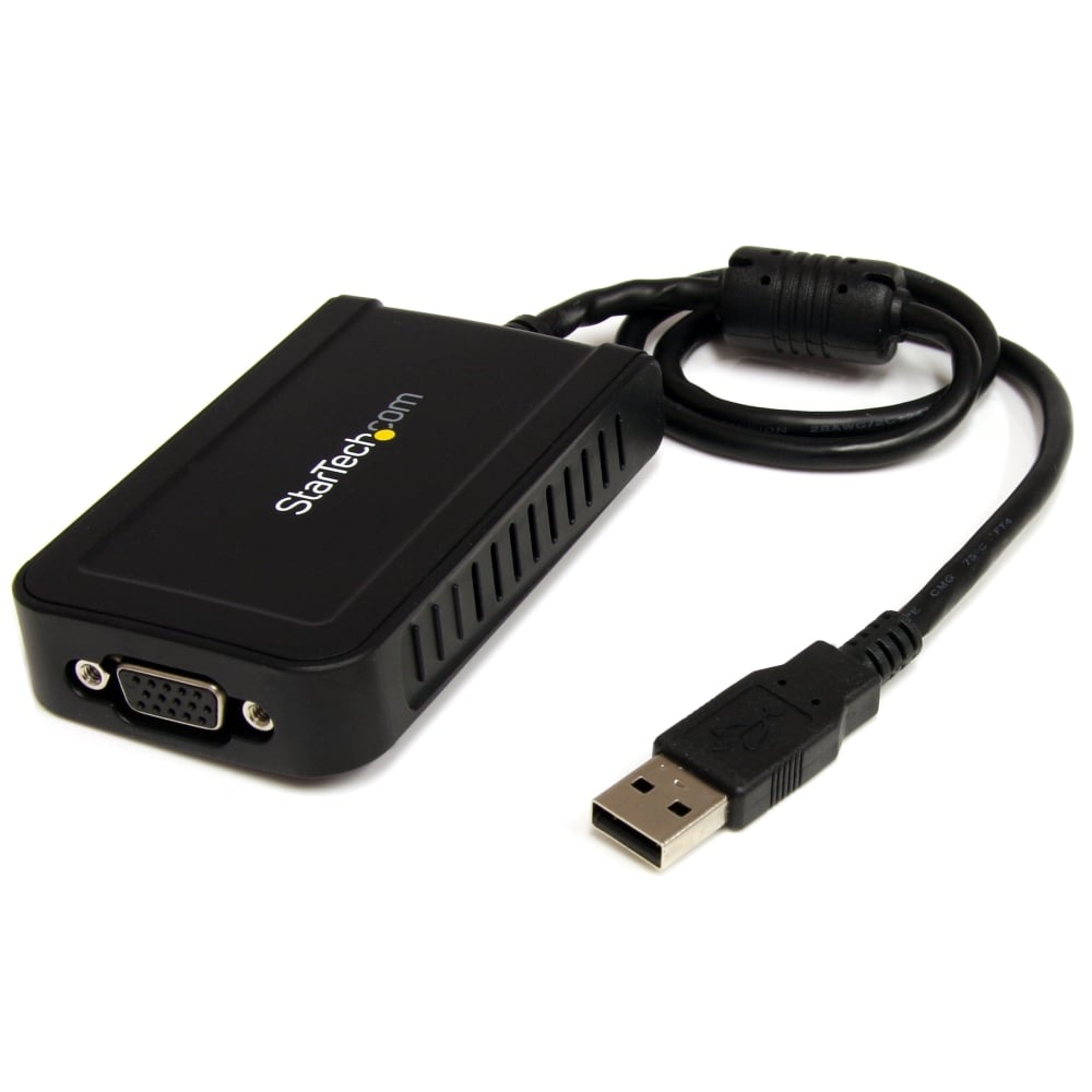 StarTech.com USB to VGA Adapter - 1920x1200 - External Video & Graphics Card - Dual Monitor Display Adapter - USB2VGAE3 MPN:USB2VGAE3