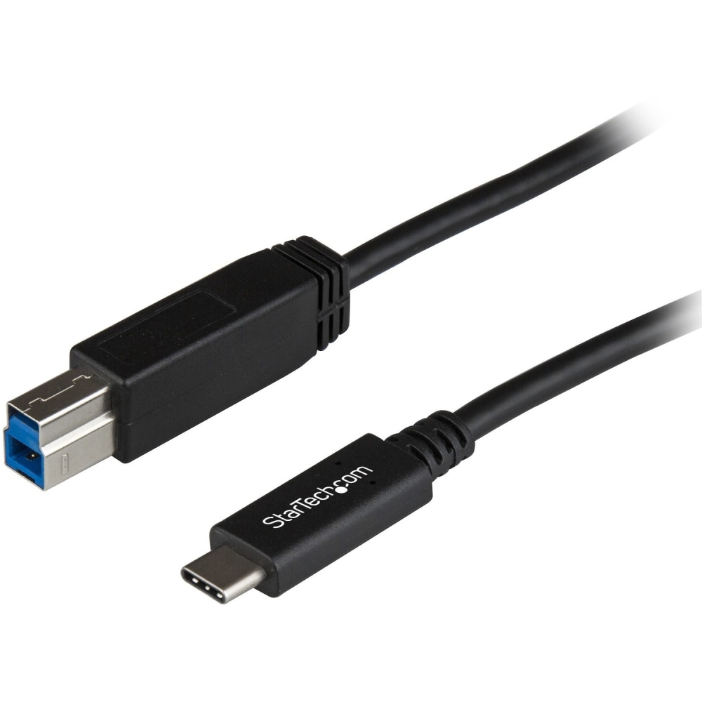 StarTech.com 1m (3ft) USB-C to USB-B Cable - M/M - USB 3.1 (10Gbps) - USB Type-C to USB Type-B Cable - 3.28 ft USB Data Transfer Cable - USB31CB1M MPN:USB31CB1M