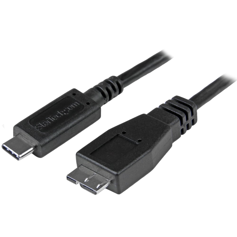 StarTech.com USB C to Micro USB Cable - 3 ft/1m - USB 3.1 - 10Gbps - Micro USB Cord - USB Type C to Micro USB Cable - 3.28 ft USB Data Transfer Cable MPN:USB31CUB1M