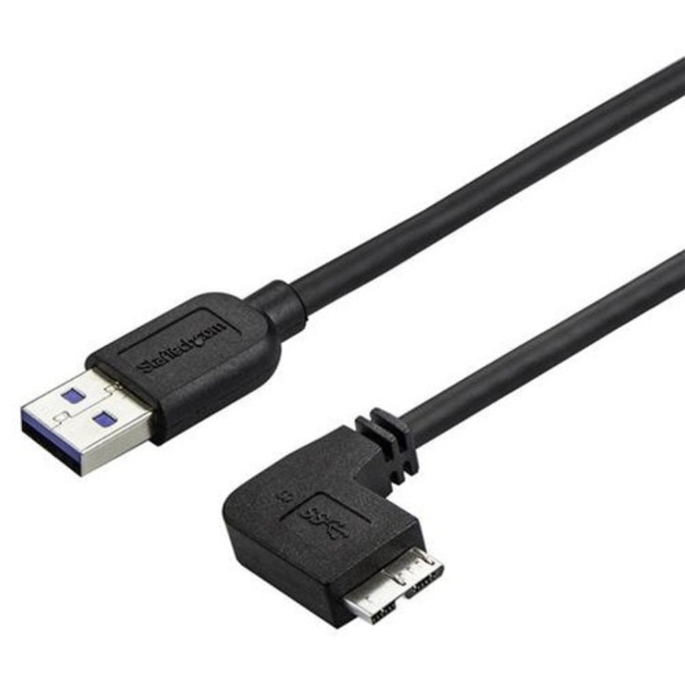 StarTech.com 0.5m 20in Slim Micro USB 3.0 Cable - M/M - USB 3.0 A to Right-Angle Micro USB - USB 3.1 Gen 1) MPN:USB3AU50CMRS
