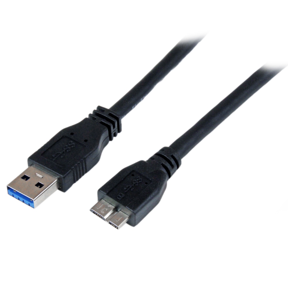 StarTech.com 1m (3ft) Certified SuperSpeed USB 3.0 A to Micro B Cable - M/M - 3.28 ft USB Data Transfer Cable - USB3CAUB1M MPN:USB3CAUB1M
