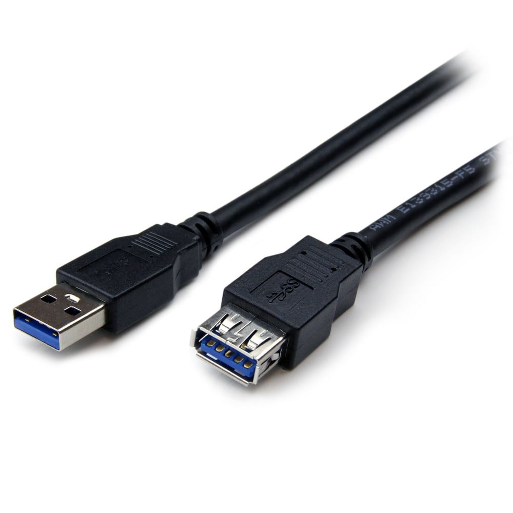 StarTech.com 2m Black SuperSpeed USB 3.0 Extension Cable A to A - M/F MPN:USB3SEXT2MBK