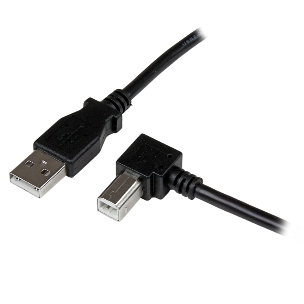 StarTech.com 2m USB 2.0 A to Right Angle B Cable - M/M MPN:USBAB2MR