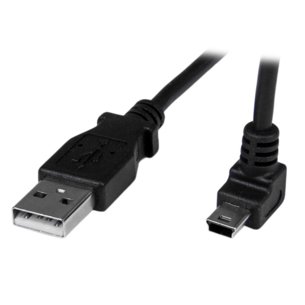 StarTech.com 1m Mini USB Cable - A to Up Angle Mini B MPN:USBAMB1MU