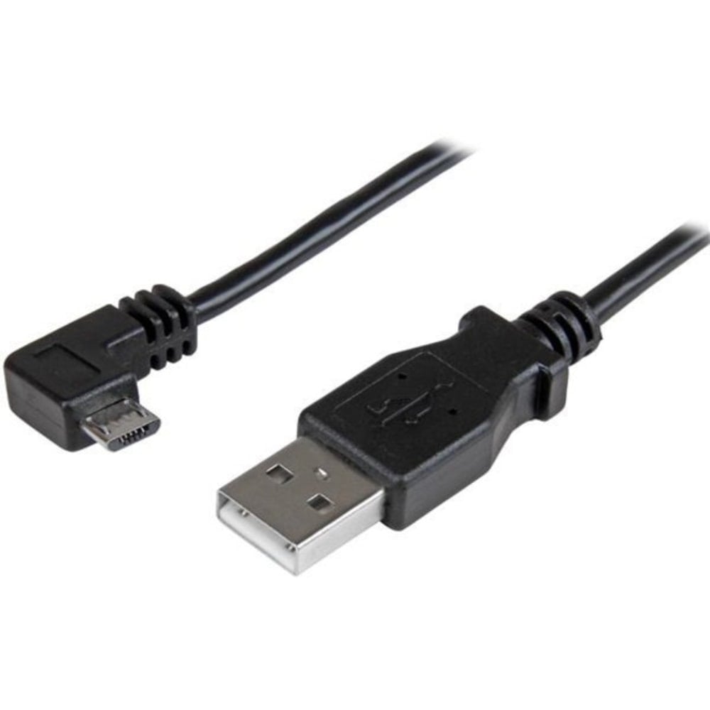 StarTech.com 1m 3ft Right Angle Micro-USB Charge-and-Sync Cable M/M - USB 2.0 A to Micro-USB - 30/24 AWG - USBAUB1MRA MPN:USBAUB1MRA