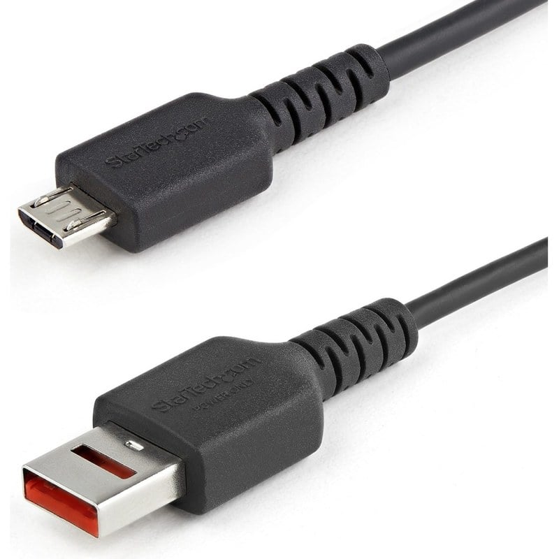 StarTech.com 3ft (1m) Secure Charging Cable, USB-A to Micro USB Data Blocker Charge-Only Cable, Charger Adapter Cable - USBSCHAU1M MPN:USBSCHAU1M