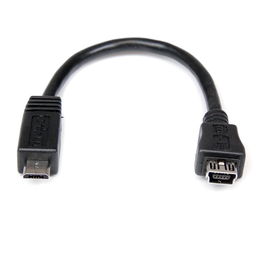 StarTech.com 6in Micro USB to Mini USB Adapter Cable M/F - Connect Micro USB devices using a Mini USB Cable - UUSBMUSBMF6 MPN:UUSBMUSBMF6