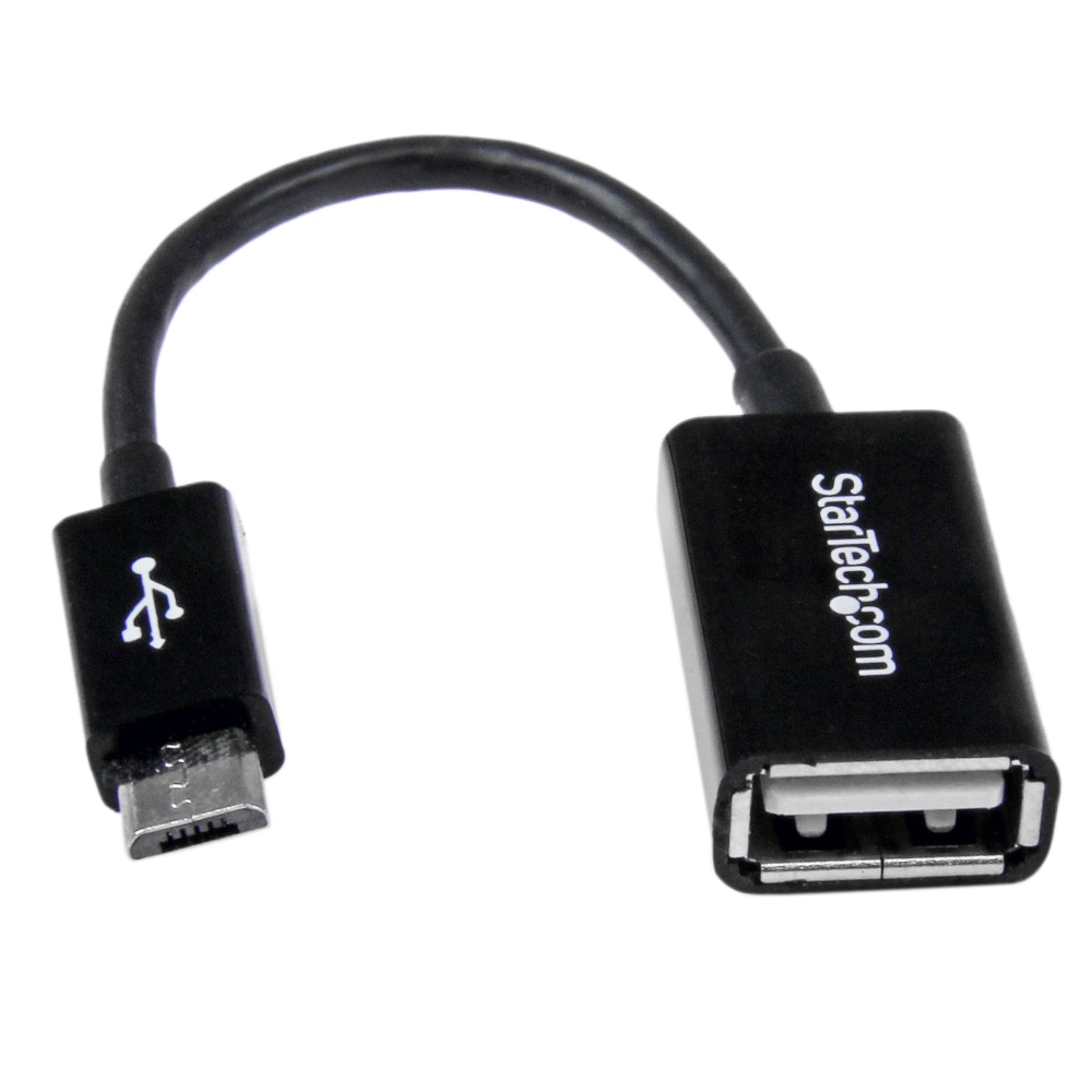 StarTech.com 5in Micro USB to USB OTG Host Adapter - Micro USB Male to USB A Female On-The-GO Host Cable Adapter (UUSBOTG) - UUSBOTG MPN:UUSBOTG