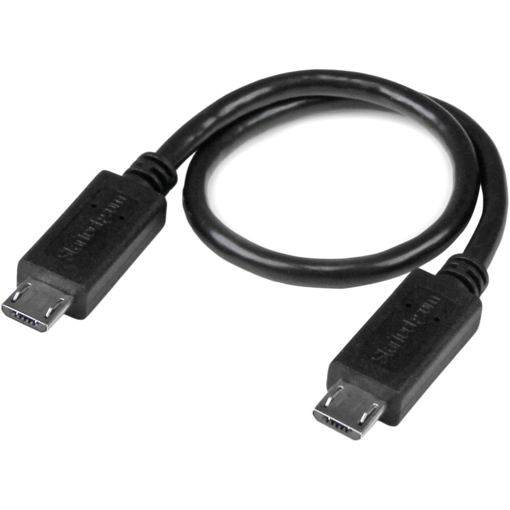 StarTech.com 8in USB OTG Cable - Micro USB to Micro USB - M/M - USB OTG Adapter - 8 inch MPN:UUUSBOTG8IN