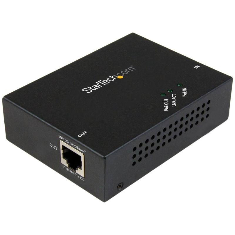 StarTech.com 1 Port Gigabit PoE+ Extender 802.3at & 802.3af - 100m (330ft) - Power over Ethernet Extender - POEEXT1GAT MPN:POEEXT1GAT