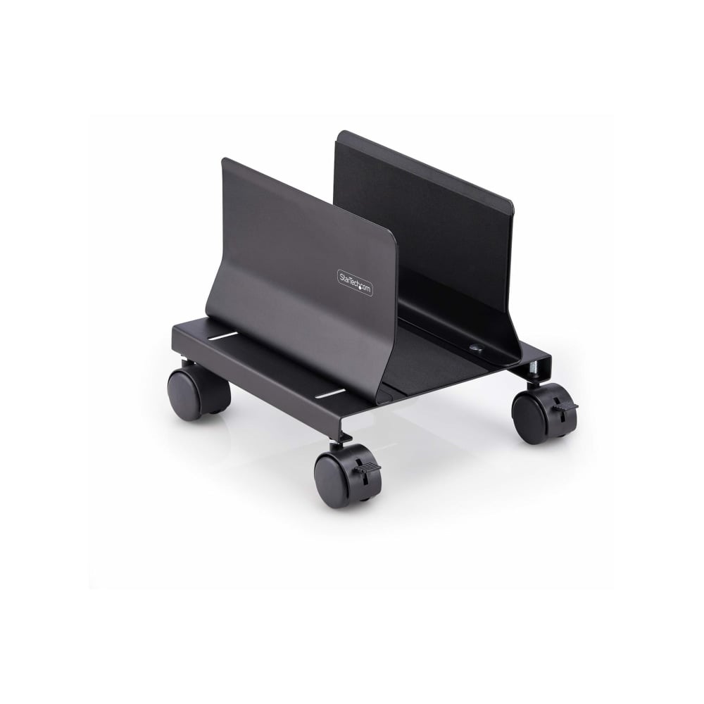 StarTech.com Computer Tower Cart, Rolling CPU Caddy on Wheels, Max Load 46.3lb/21kg, Adjustable PC Case Mount, Floor Stand Dolly, Steel MPN:CPUMOBILESTND