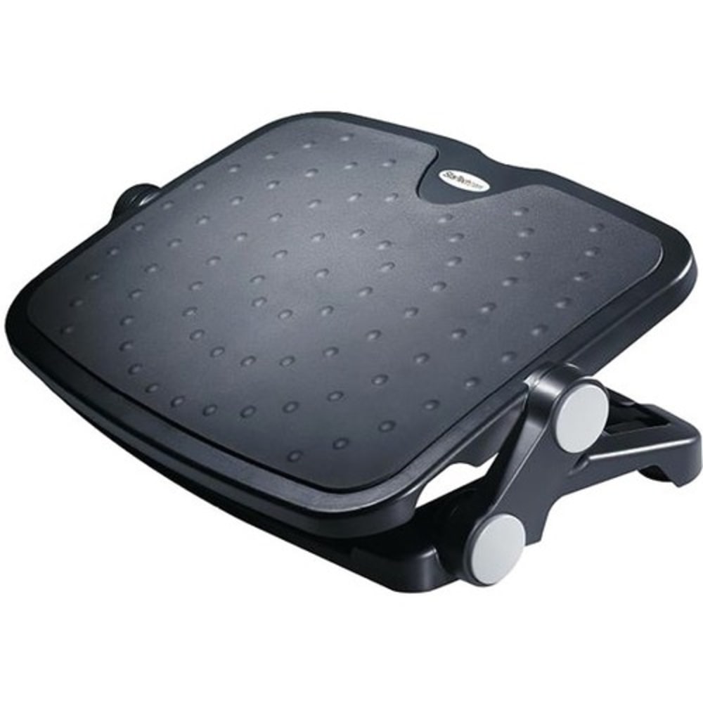 StarTech.com Adjustable Under Desk Foot Rest - Ergonomic Footrest - Large 18x14in - Office Footrest Stool w/ Adjustable, Angle - FTRST1 MPN:FTRST1