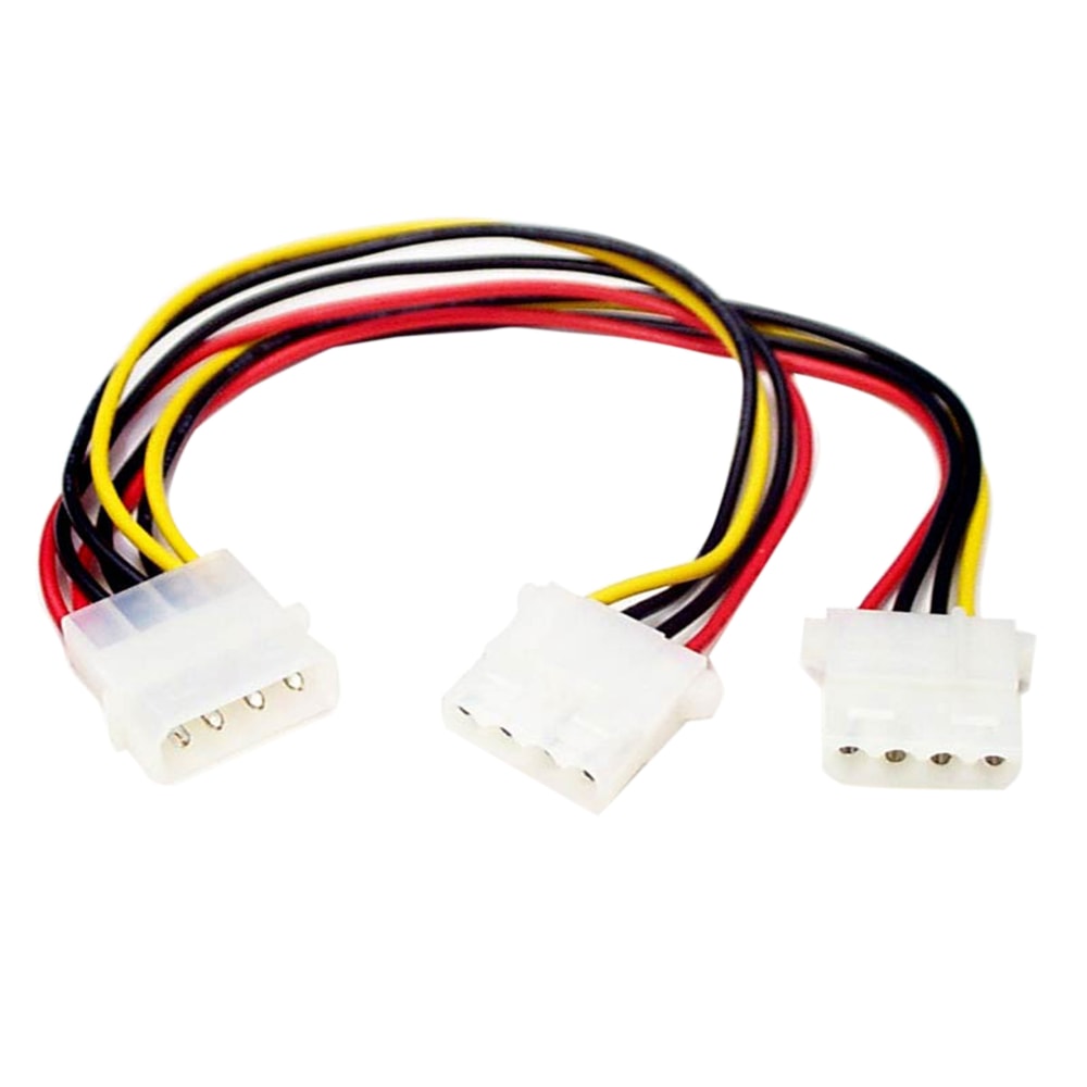 StarTech.com LP4 to 2x LP4 Power Y Splitter Cable - Power cable - 4 pin internal power (F) - 4 pin internal power (M) (Min Order Qty 8) MPN:PYO2L