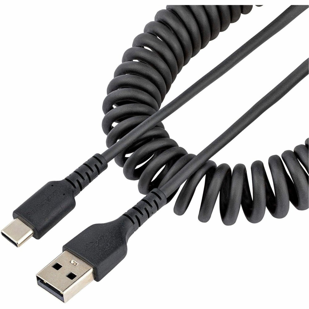 StarTech.com 3ft (1m) USB A to C Charging Cable, Coiled Heavy Duty USB 2.0 A to Type-C, Durable Fast Charge & Sync US - R2ACC1MUSBCABLE MPN:R2ACC-1M-USB-CABLE