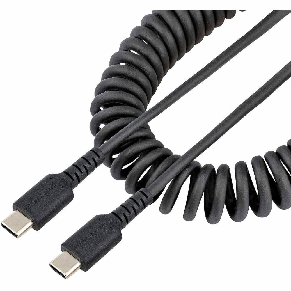 StarTech.com 3ft (1m) USB C Charging Cable, Coiled Heavy Duty Fast Charge & Sync USB-C Cable, High Quality USB 2.0 Typ - R2CCC1MUSBCABLE MPN:R2CCC-1M-USB-CABLE