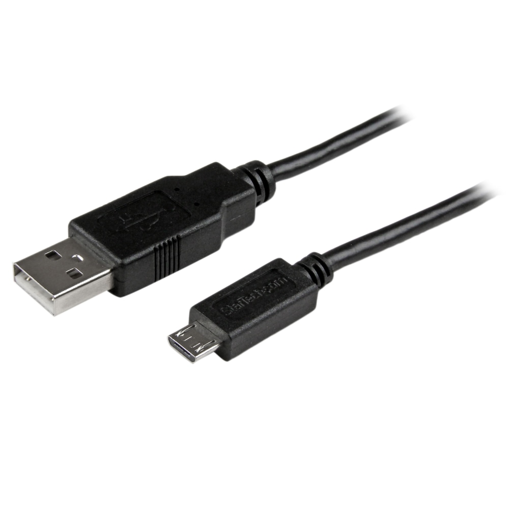 StarTech.com 3m 10 ft Long Micro-USB Charge and Sync Cable M/M - USB 2.0 A to Micro USB - 24 AWG - Charge your powe - USBAUB3MBK MPN:USBAUB3MBK