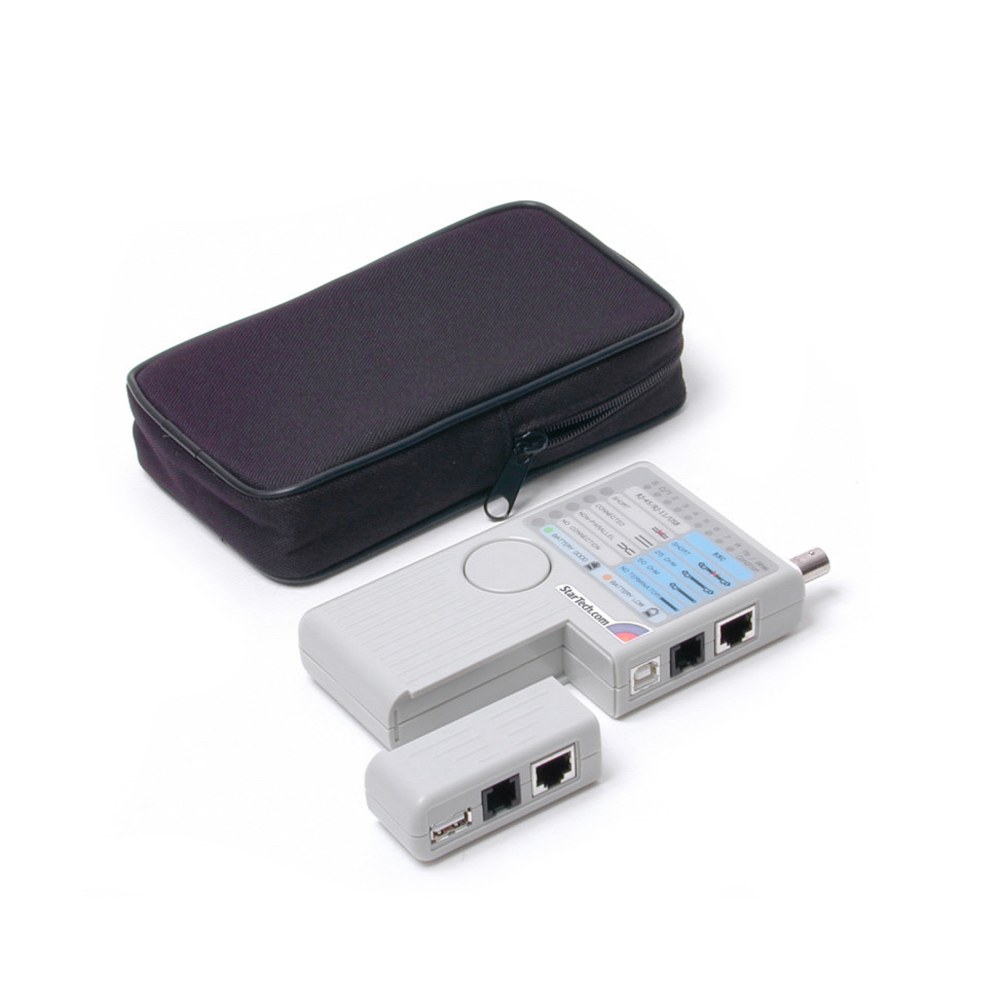 StarTech.com Professional Multi Function RJ45 RJ11 USB and BNC Cable Tester - Remote Cable Tester - Network testing device - REMOTETEST MPN:REMOTETEST