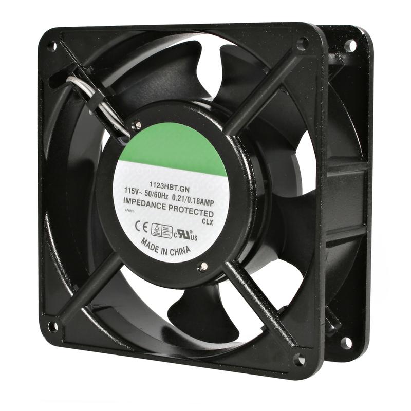 StarTech.com 120mm Axial Rack Muffin Fan for Server Cabinet 115V AC Cooling Low Noise & Quiet PC Computer Case Fan MPN:ACFANKIT12