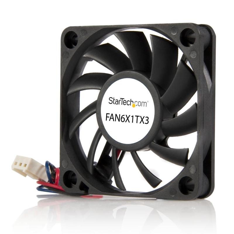 StarTech.com Replacement 60mm Ball Bearing CPU Case Fan - TX3 Connector - System fan kit - 60 mm MPN:FAN6X1TX3
