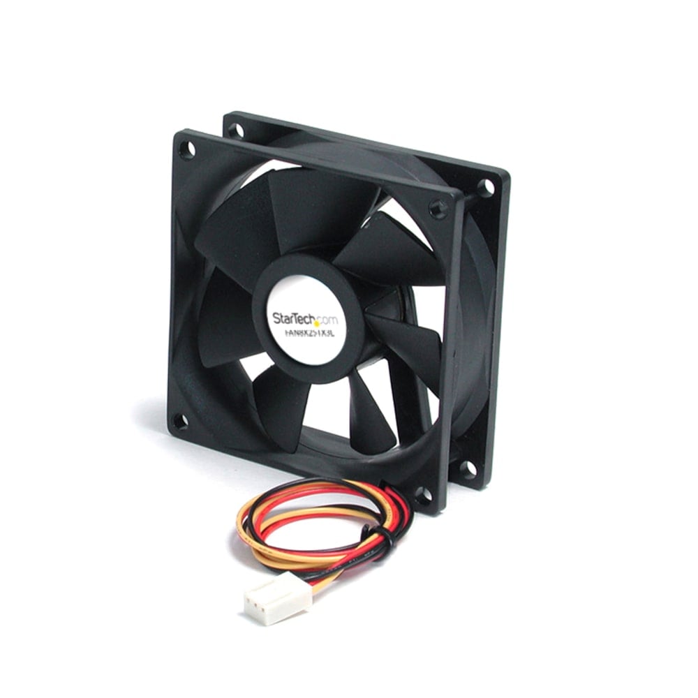 StarTech.com 80x25mm Ball Bearing Quiet Computer Case Fan w/ TX3 Connector - Fan Kit - Add additional chassis cooling with a 80mm ball bearing fan MPN:FAN8X25TX3L