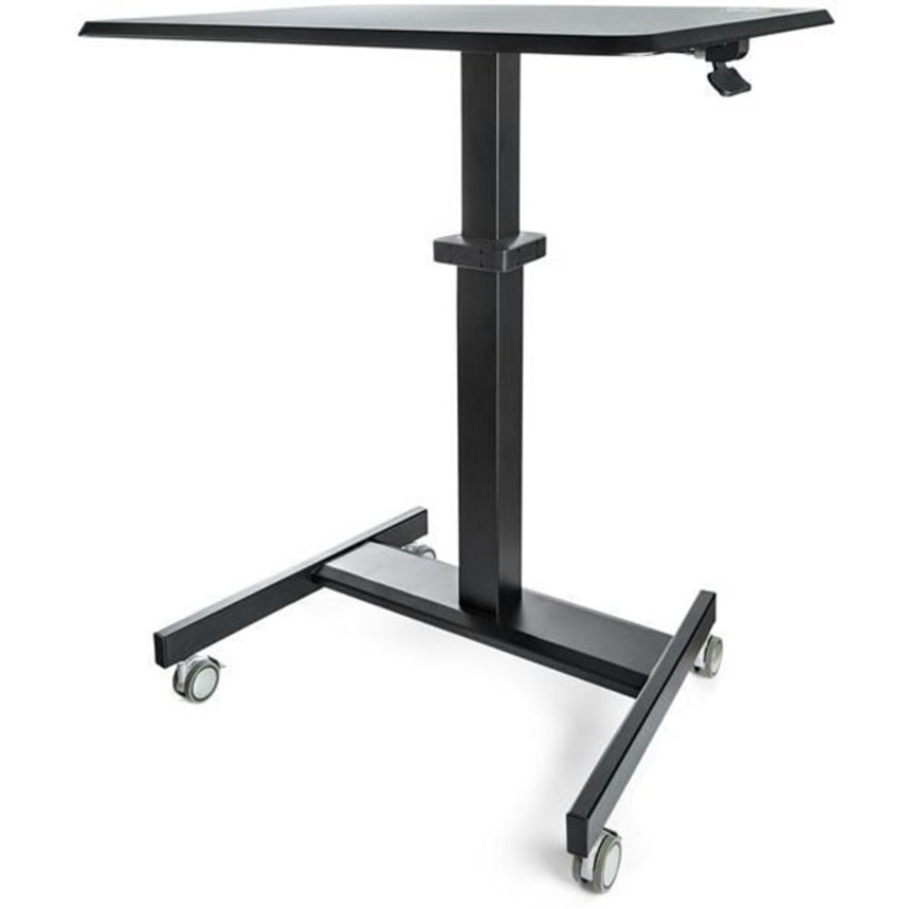 StarTech.com Mobile Standing Desk - Portable Sit-Stand Ergonomic Height Adjustable Cart on Wheels MPN:STSCART2