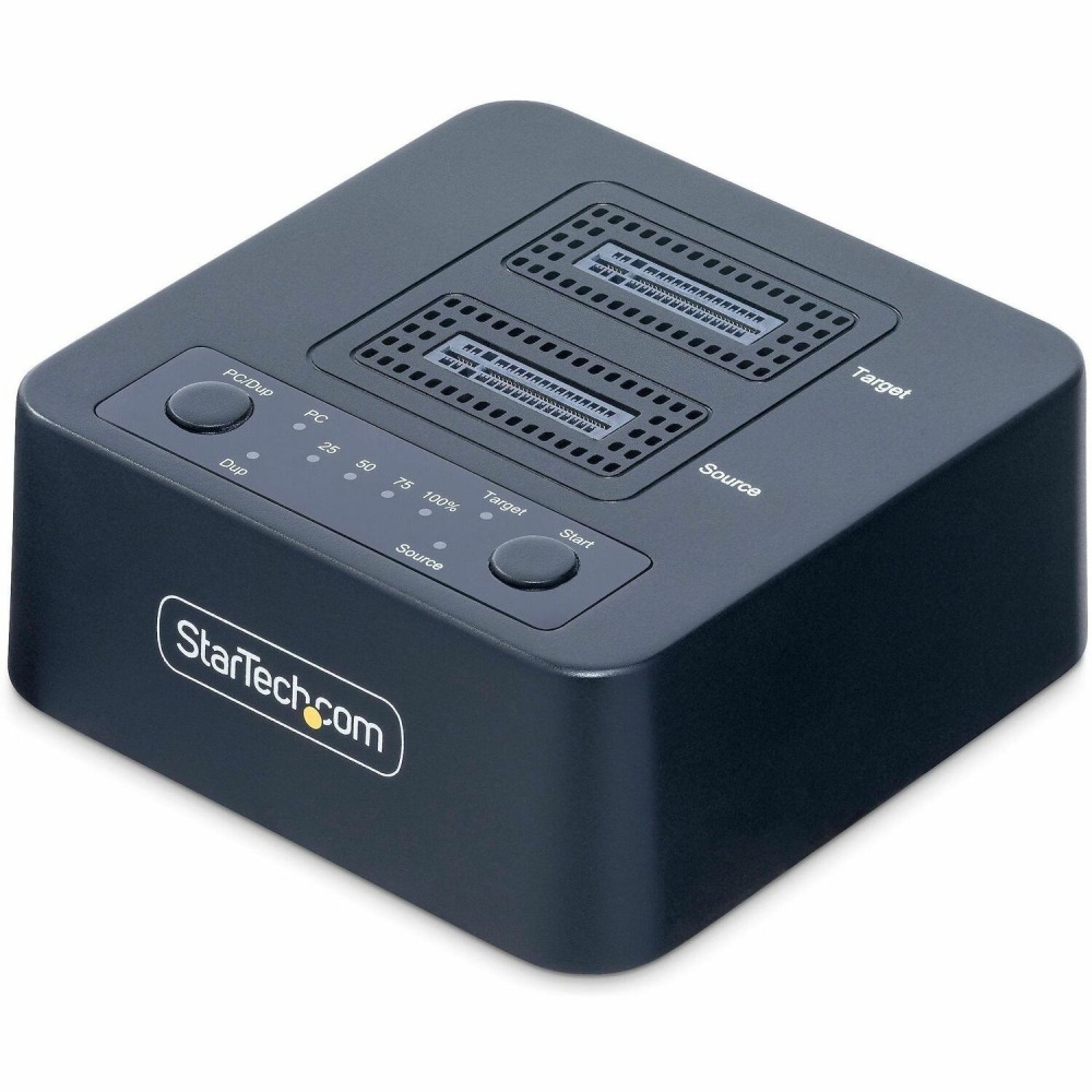 StarTech.com 1:1 M.2 NVMe Drive Duplicator, 90GBpm Standalone M.2 SSD Cloner/Copier, USB-C 3.2 20Gbps M.2 Dual-Bay Drive Docking Station MPN:M2-HDD-DUPLICATOR-N1