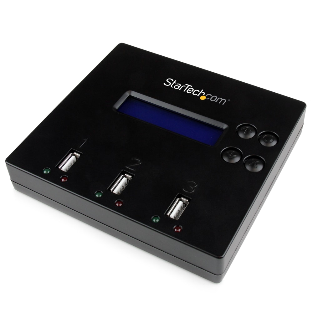 StarTech.com 1:2 Standalone USB Duplicator & Eraser - Flash Drives - TAA Compliant - USB 2.0 Memory Stick Duplicator Eraser MPN:USBDUP12