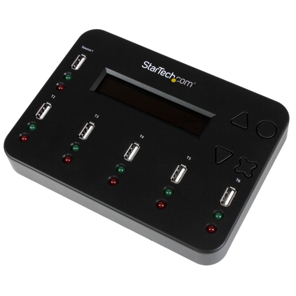 StarTech.com Standalone 1:5 USB Flash Drive Duplicator and Eraser - Flash Drive Copier MPN:USBDUP15