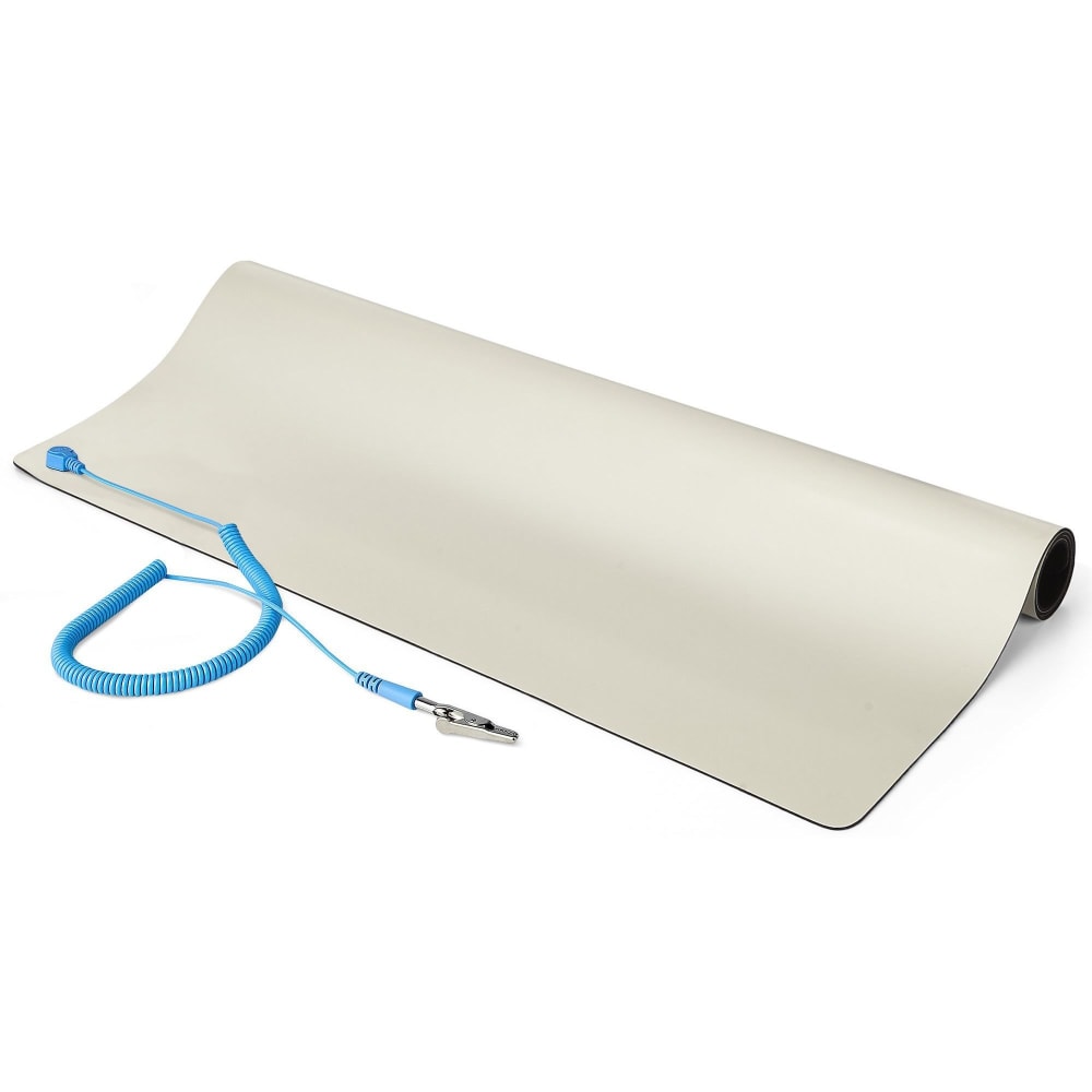 StarTech.com 23x47in Anti Static Mat, ESD Mat for Electronics Repair on Table or Desk, Flexible Work Pad, Detachable Grounding Wire MPN:LG-ANTI-STATIC-MAT