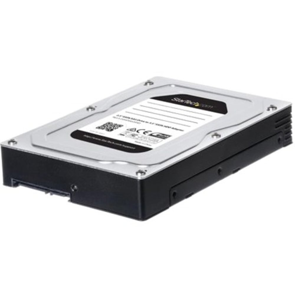 StarTech.com 2.5 to 3.5 Hard Drive Adapter - For SATA and SAS SSD/HDD - 2.5 to 3.5 Hard Drive Enclosure - 25SATSAS35HD MPN:25SATSAS35HD