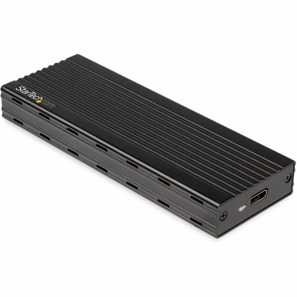 StarTech.com M.2 NVMe SSD Enclosure for PCIe SSDs - USB 3.1 Gen 2 Type-C - External NVMe Enclosure - Thunderbolt 3 Compatible - USB-C Cable Included MPN:M2E1BMU31C