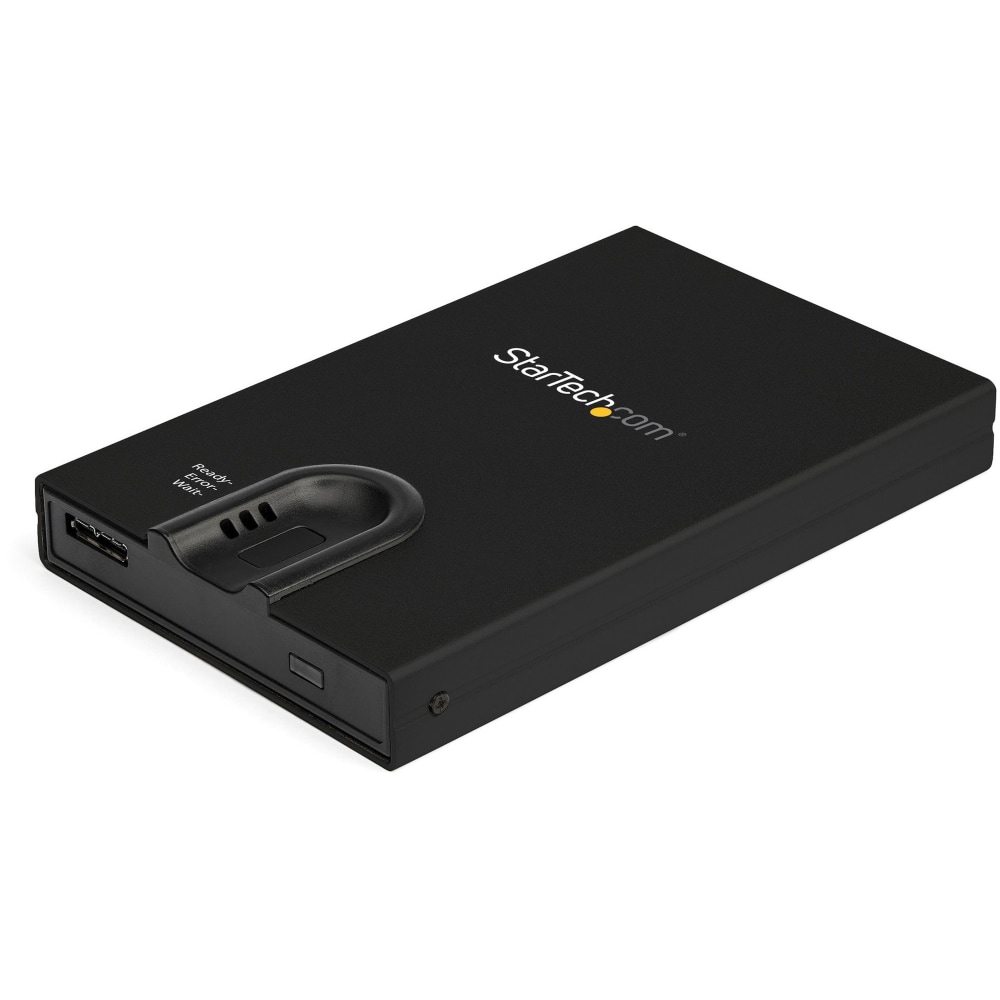 StarTech.com Biometric Enclosure - 256-bit AES Encrypted USB 3.0 External Hard Drive Enclosure 2.5in SATA HDD/SSD MPN:S251BMU3FP