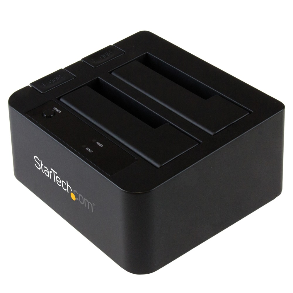StarTech.com USB 3.1 (10Gbps) Dual-Bay Dock for 2.5in/3.5in SATA SSD/HDDs with UASP - SDOCK2U313 MPN:SDOCK2U313